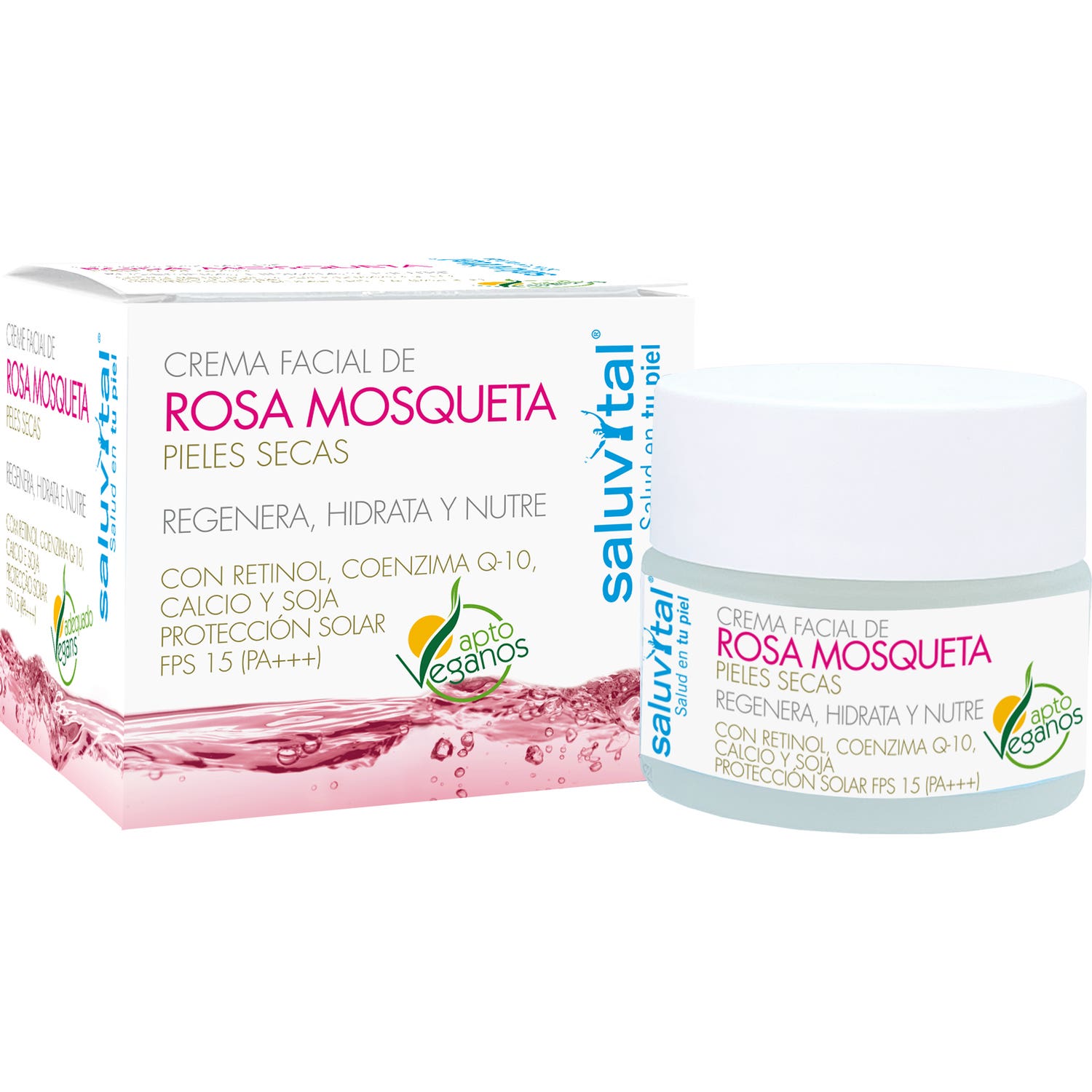 Saluvital crema de rosa mosqueta piel seca 50ml