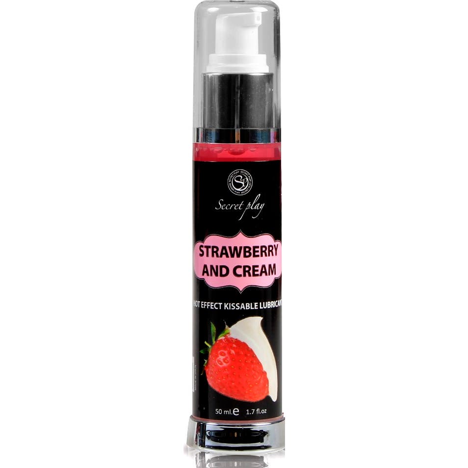 Secret Play Lubricante Efecto Calor Fresas con Nata 50ml