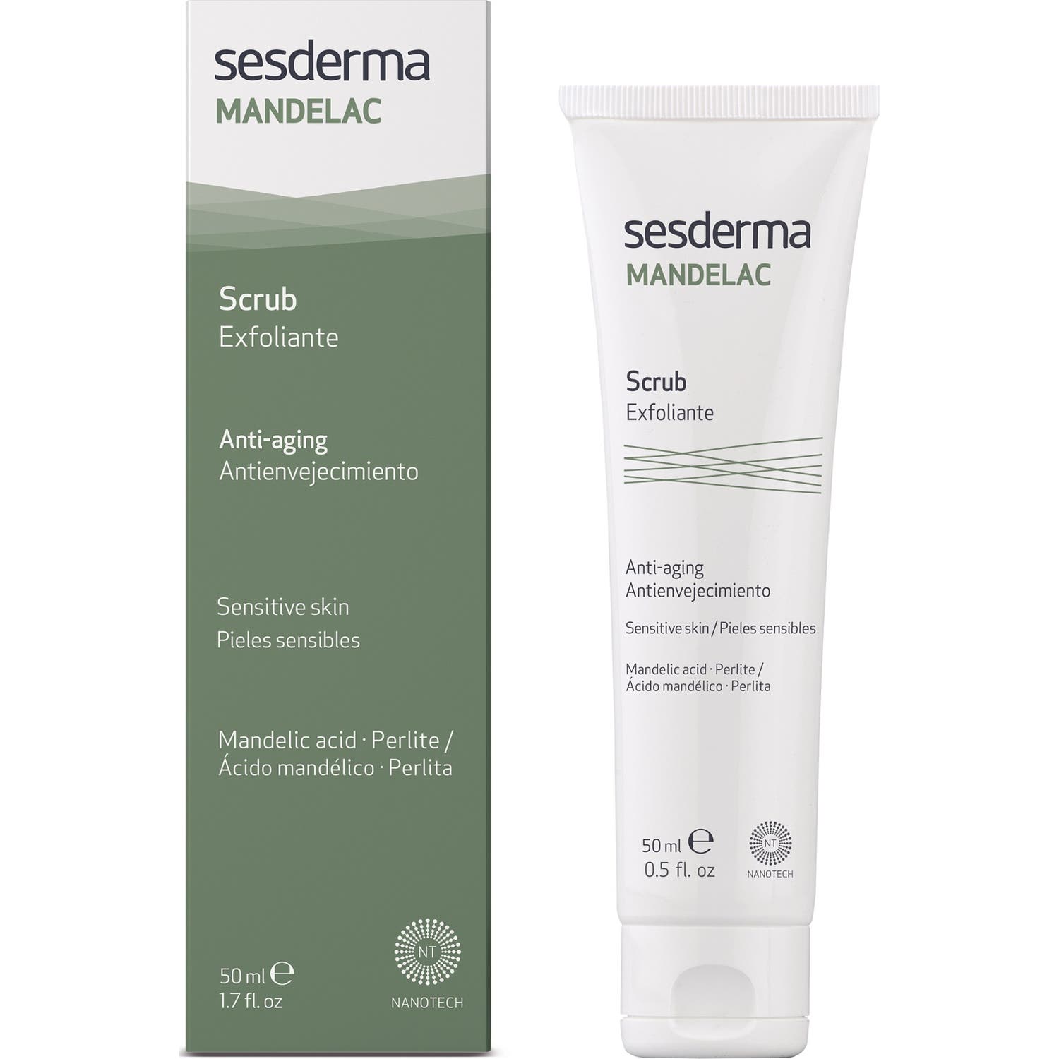 Sesderma Mandelac Exfoliante Antienvejecimiento Pieles Sensibles 50ml