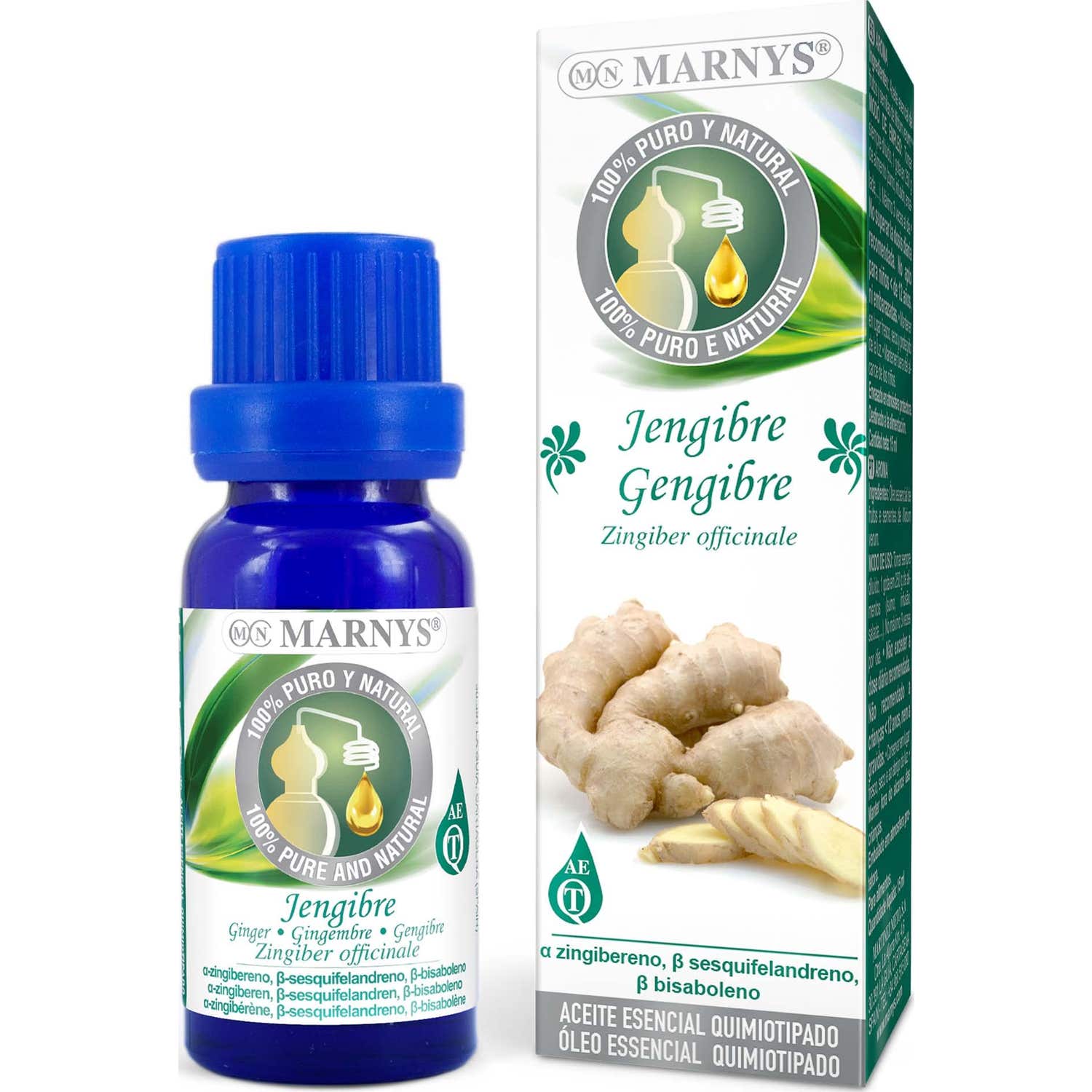 Marnys Aceite Esencial de Jengibre 15ml