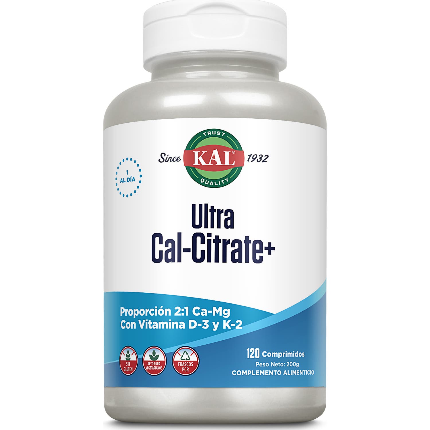 Kal Suplementos Ultra Cal-Citrate 120 comp