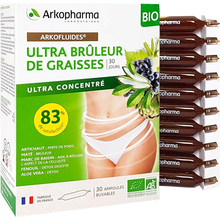 Arkopharma Arkofluides Ultra Brûleur de graisses Bio 30 Amp