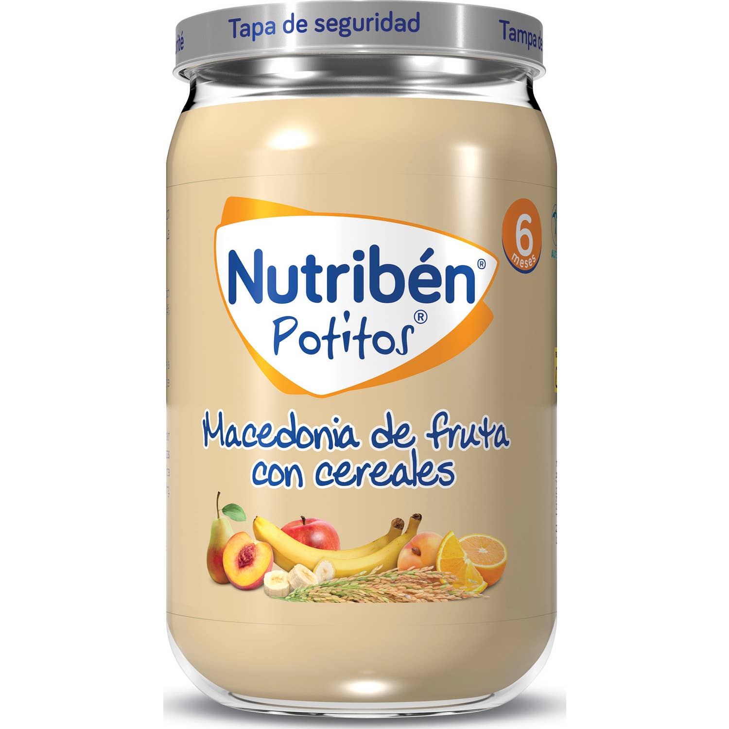 Nutriben Macedonia De Fruta Con Cereales Potito 235 G