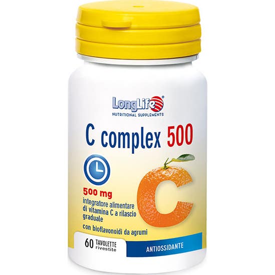 LongLife C Complex 500 Suplemento 60comp