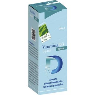 100% Natural Vitamina D3 Líquida Forte 30ml