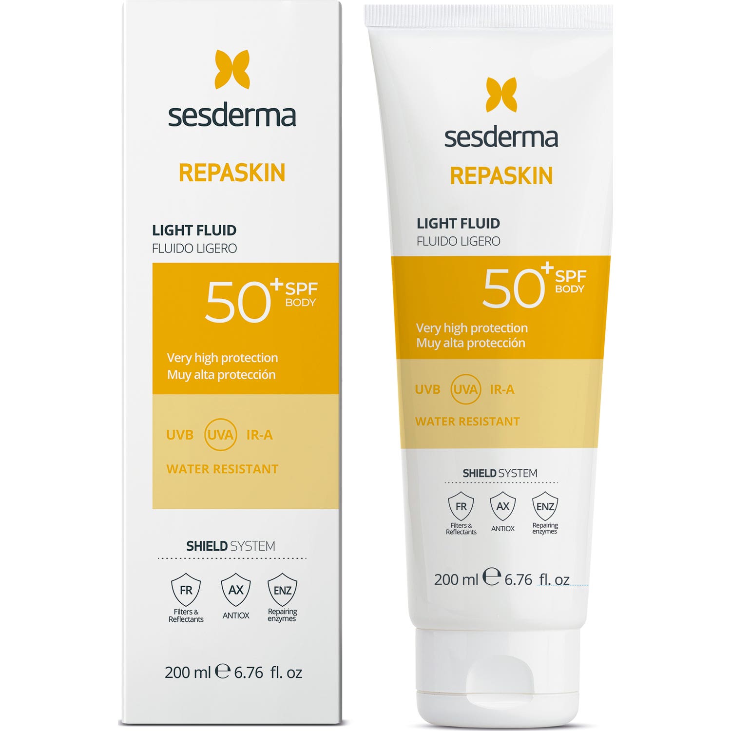 Sesderma Repaskin Fotoprotector Corporal Fluido Ligero SPF50+ 200ml