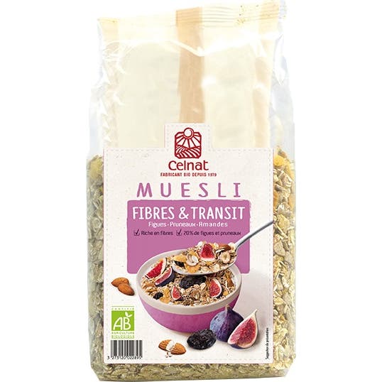 Celnat Muesli Fibra Tránsito Bio 375 g