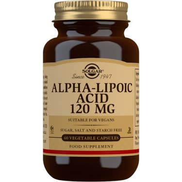 Solgar Ácido Alfa-Lipoico 120 mg 60vcaps