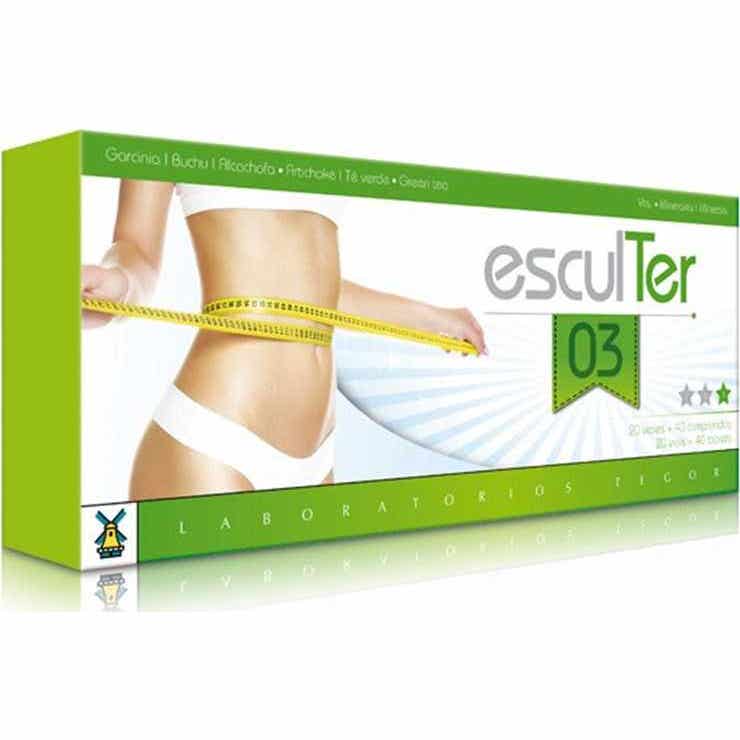 Tegor Naranja Esculter 3 Forte 40Comp + 20 Viales