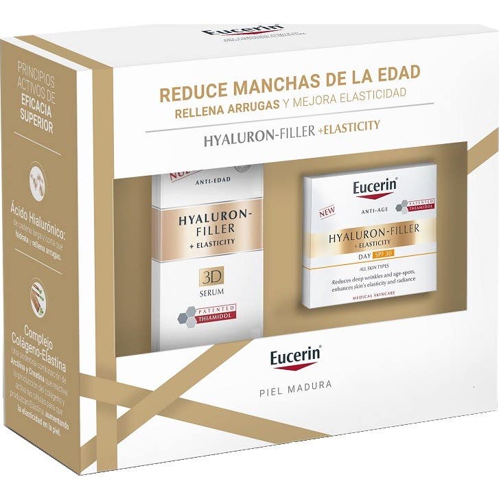 Eucerin Pack Hyaluron-Filler Elasticity 3 D Sérum + Creme Day Spf30 1 ud