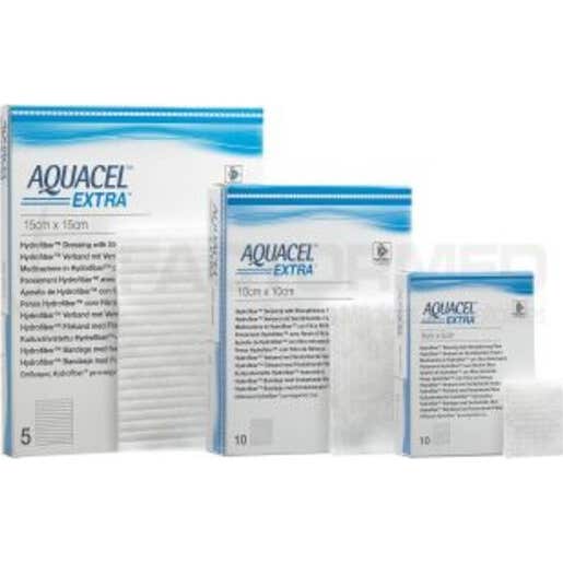Convatec Aquacel Extra Aposito Hidrofibra 10x10cm 10uds