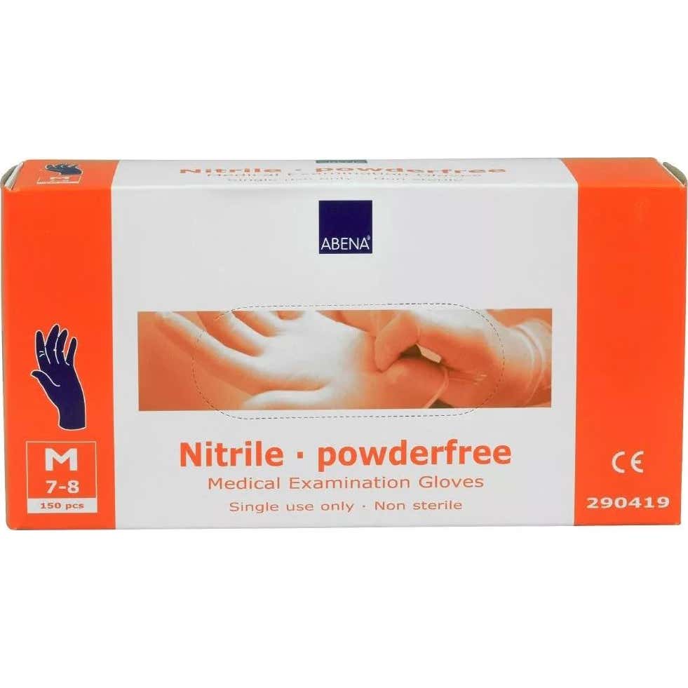Abena Nitrilo guantes Azul M 100 uds