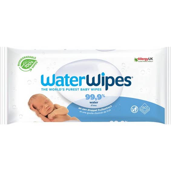 WaterWipes Toallitas Biodegradables Para Bebés 60uds