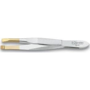 3 Claveles Pinza Recta Punta Oro 8 cm 1 ud