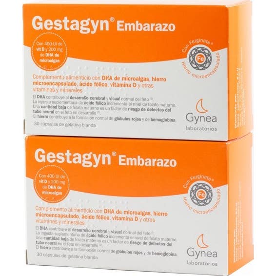 Gestagyn Embarazo Pack Dúo 2x30 caps