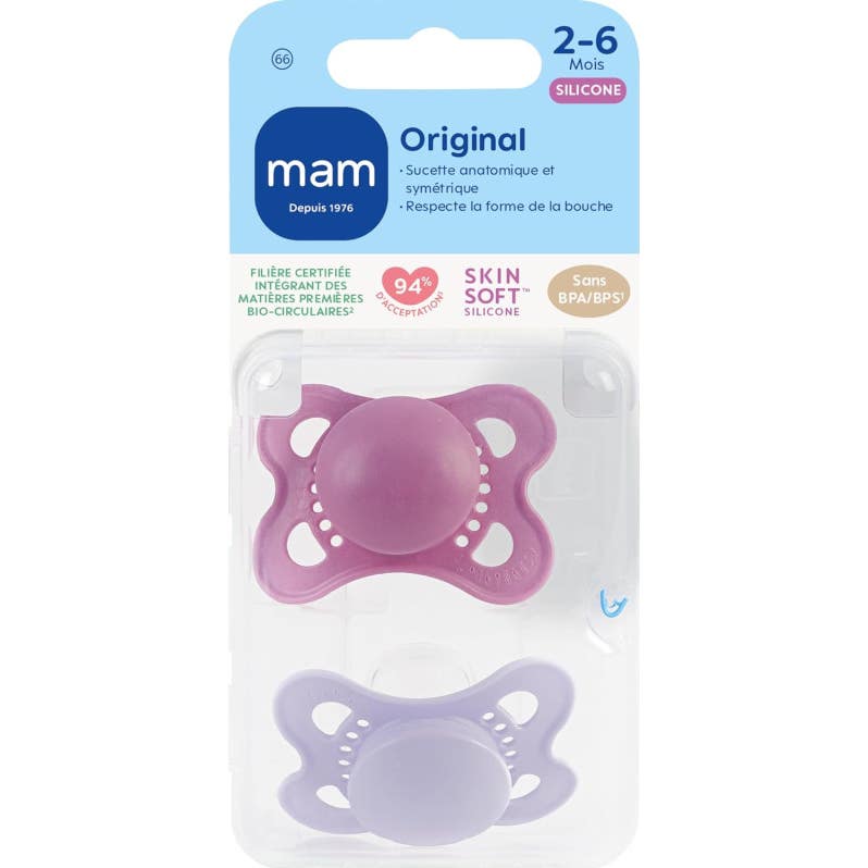 Mam Original Tendance Chupete 2-6 Meses 2uds