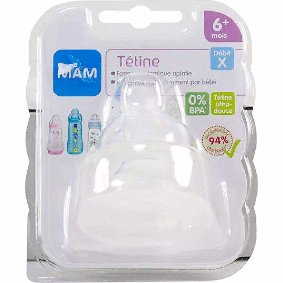 MAM Tetinas Ultra Suaves Silicona +6 Meses 2uds