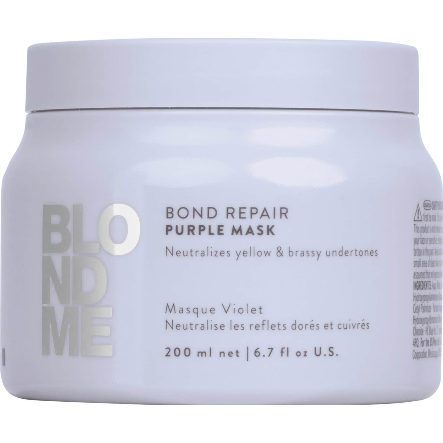 Schwarzkopf Blondme Bond Repair Tratamiento Morado 200 ml