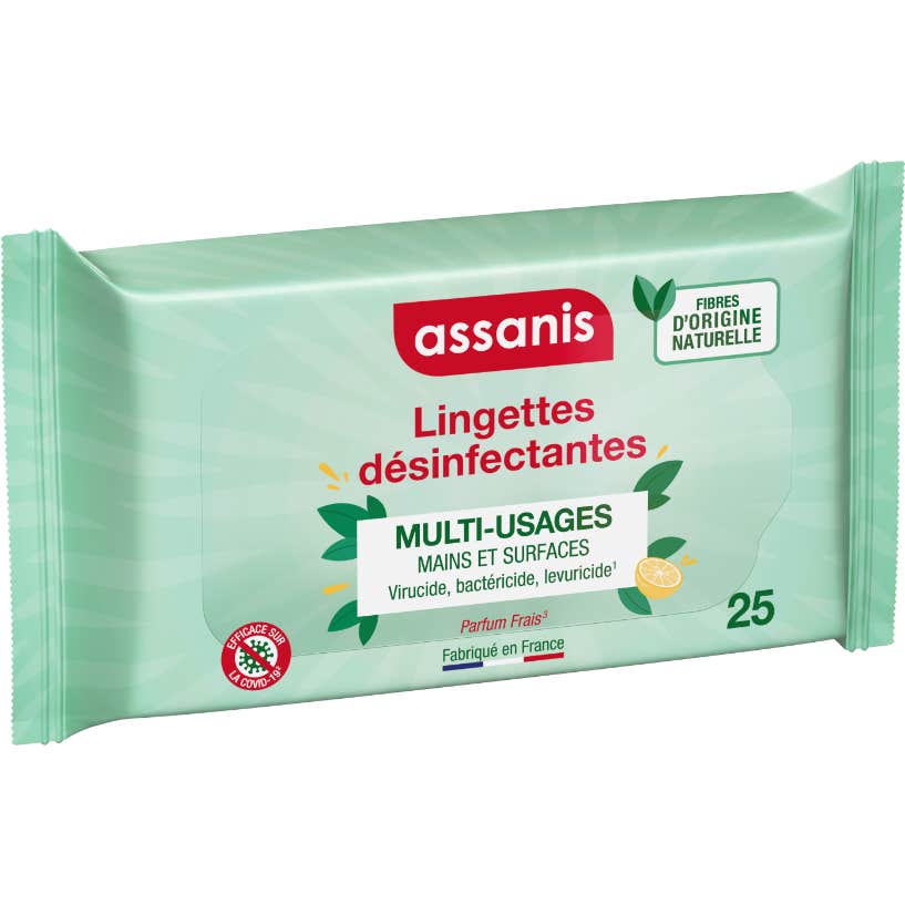 Assanis Toallitas Desinfectantes Multiusos 25uds
