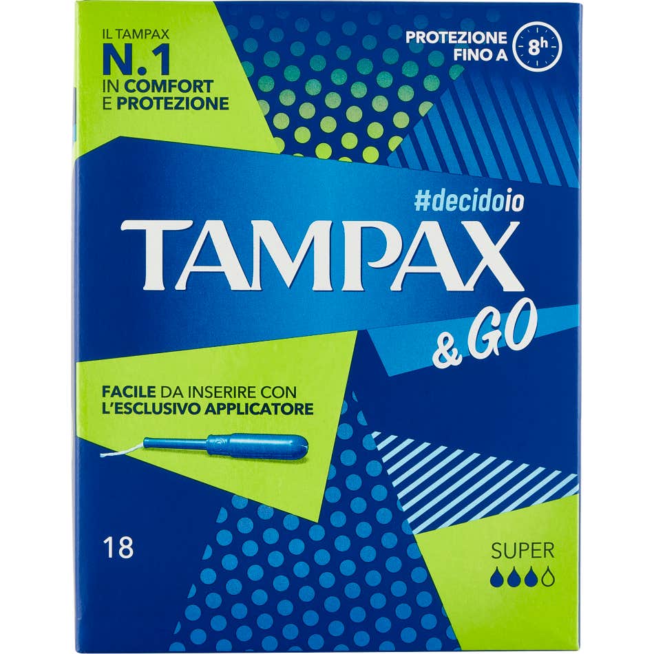 Tampax &Go Super 18uds