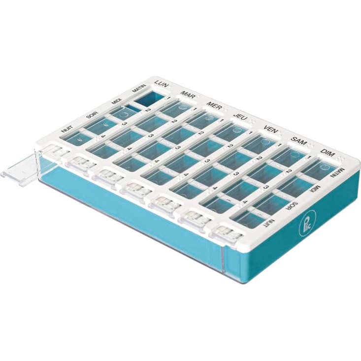 Plic Pastillero Semanal Bandeja Ergonómico 28 Comp 1 ud