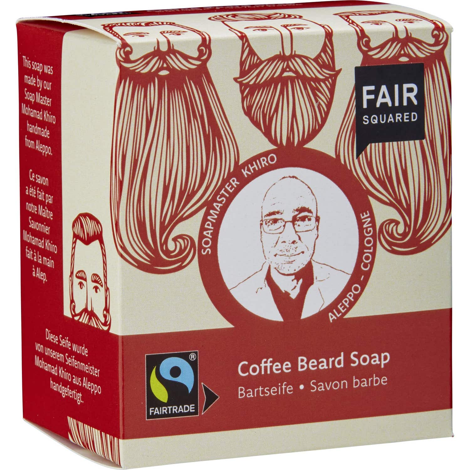 Fair Squared Jabón para la Barba con Café 2x80g