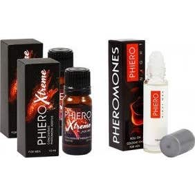Phiero Xtreme concentrado de feromonas 10mlx2uds + perfume con feromonas 10ml