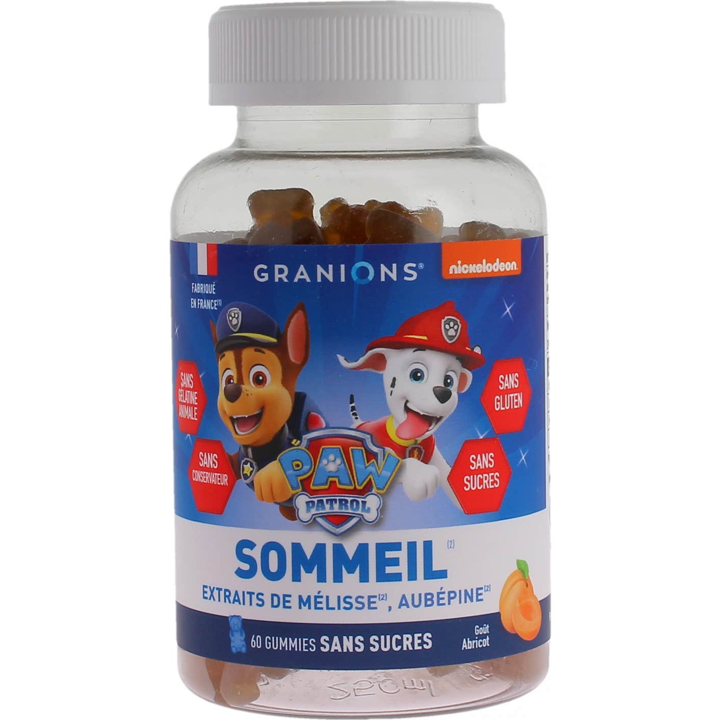 Granions Paw Patrol Sueño Gummies Albaricoque 60uds