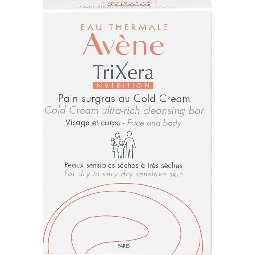 Avène Trixera Cold Cream Pan Limpiador Ultranutritivo 100g