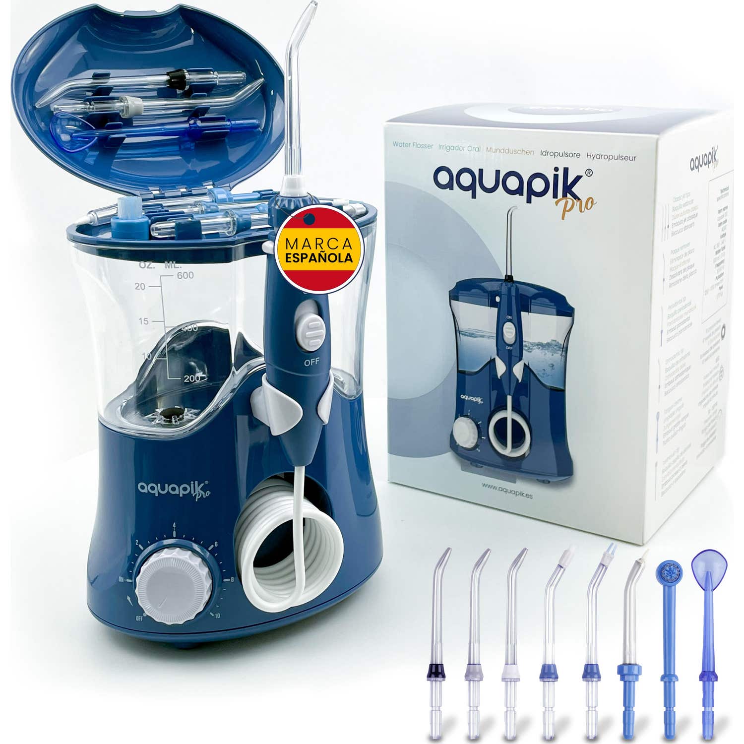 Aquapik Pro Irrigador Dental Profesional Azul