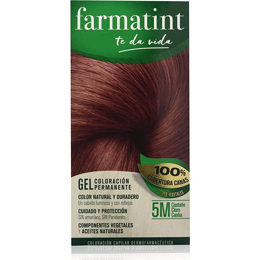 Farmatint Gel 5 M Castaño Claro Caoba 135 ml