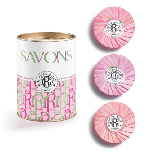 Roger & Gallet Boîte Savons Bienfaisants Pink Love 3x100 g