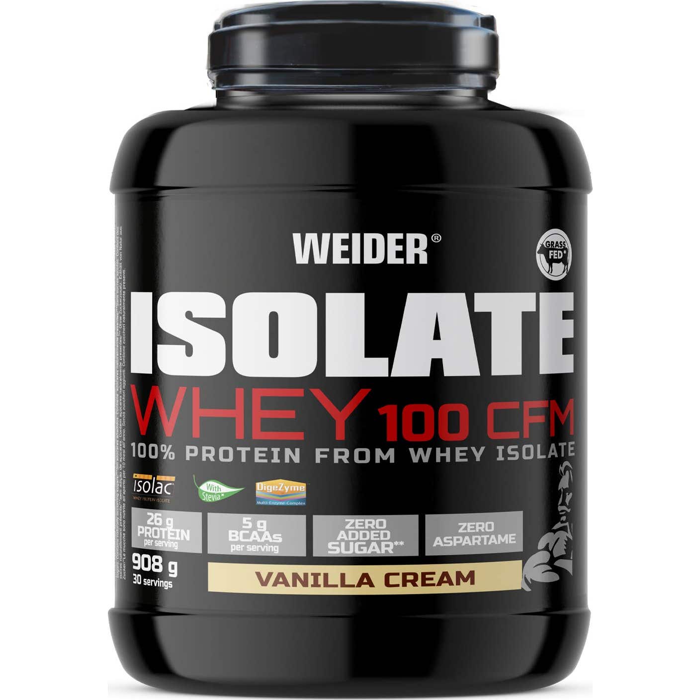 Weider Isolate Whey 100 CFM Vainilla Crema 908g