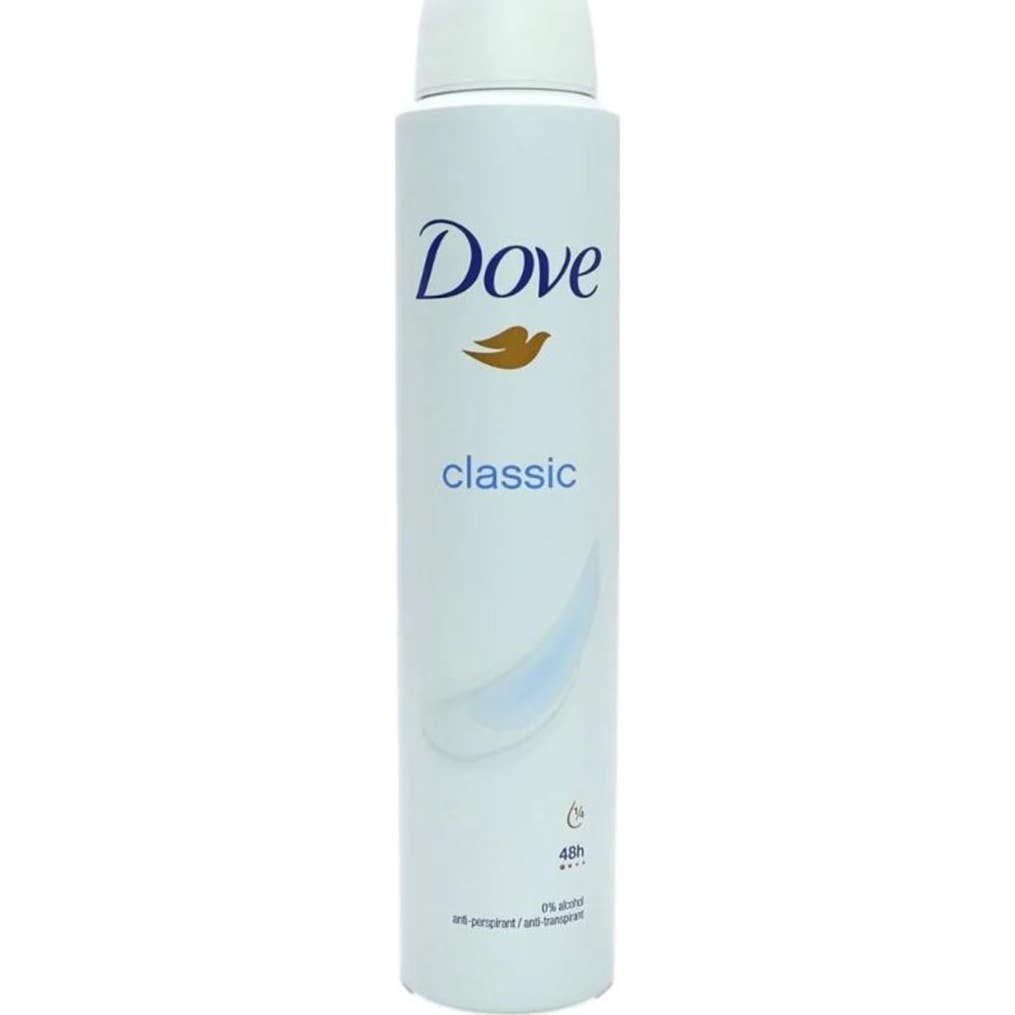 Dove Classic Desodorante 0% Alcohol 200ml