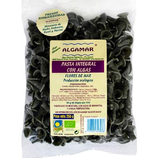 Algamar Pasta Integral con Algas Flores de Mar 250 g