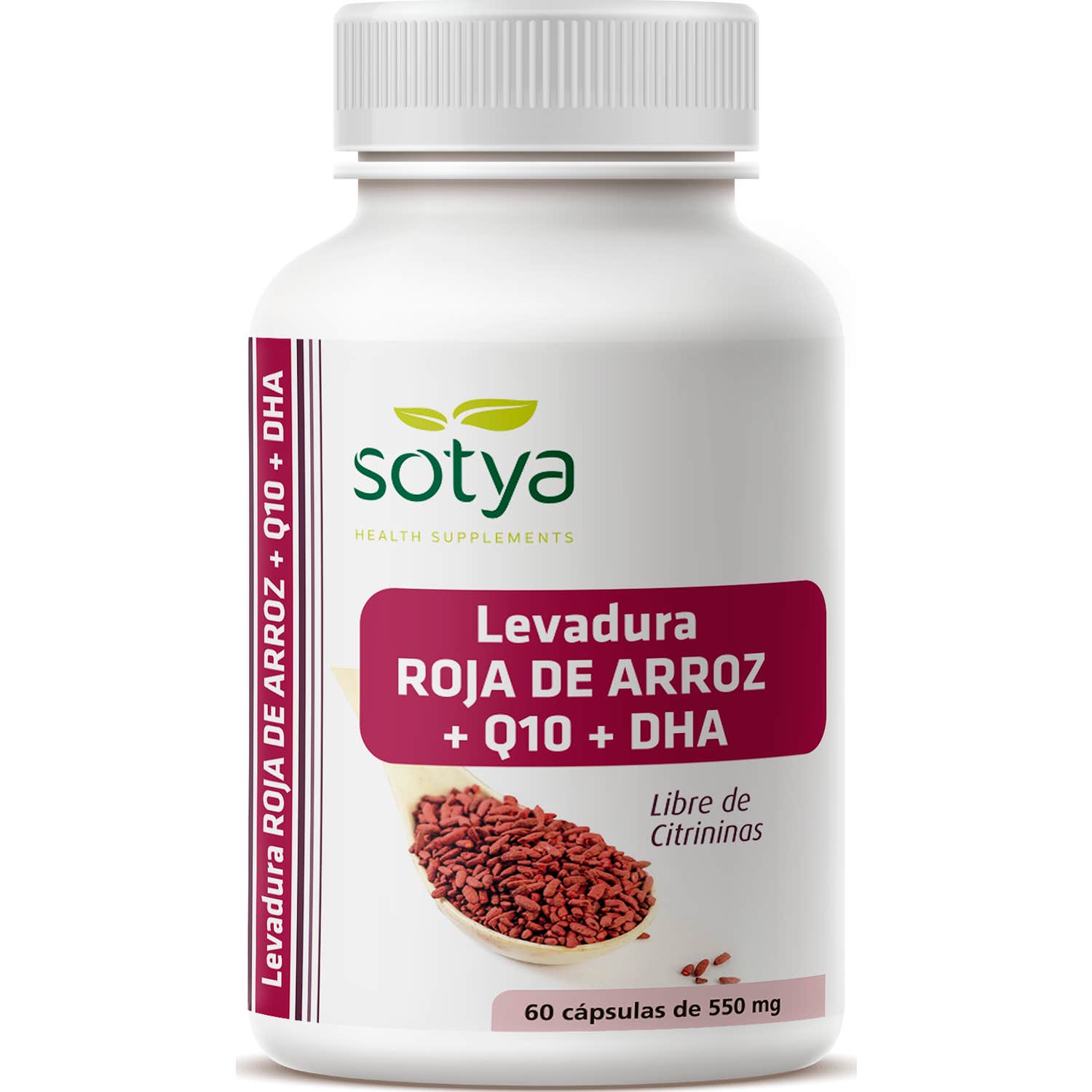 Sotya Levadura Roja de Arroz + Q10 +Dha 60caps