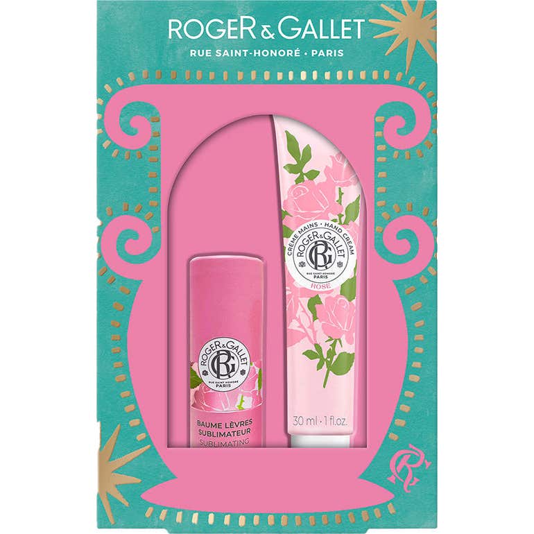 Roger & Gallet Rosa Pack Bálsamo Labial + Crema Manos
