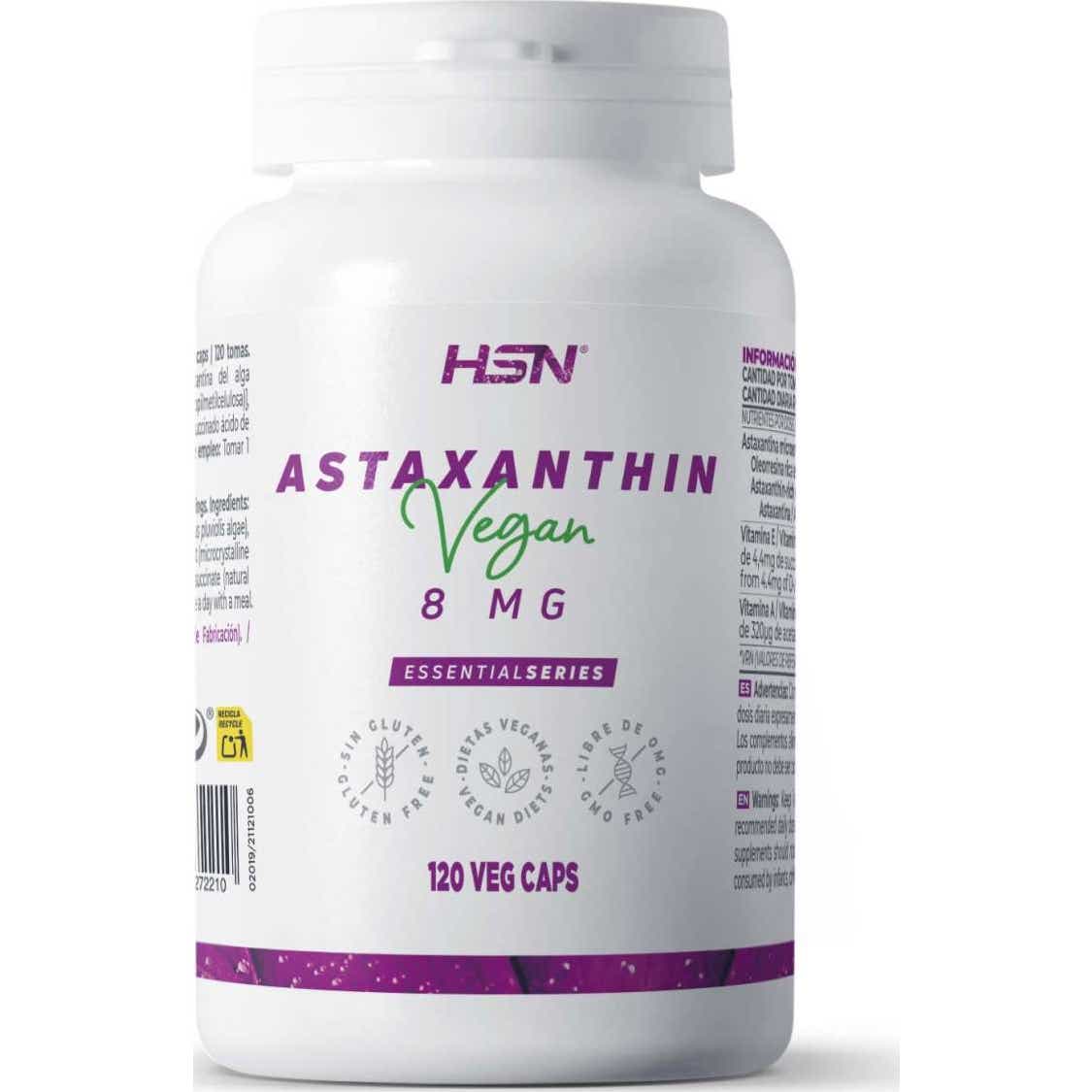 HSN Astaxantina 8mg 120vcaps