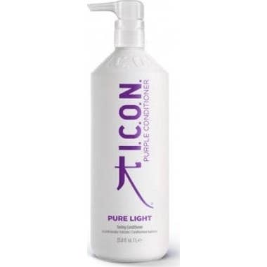 I.c.o.n. Púrpura/Amarillos/Gris Pure Light Toning Conditioner 1000 Ml