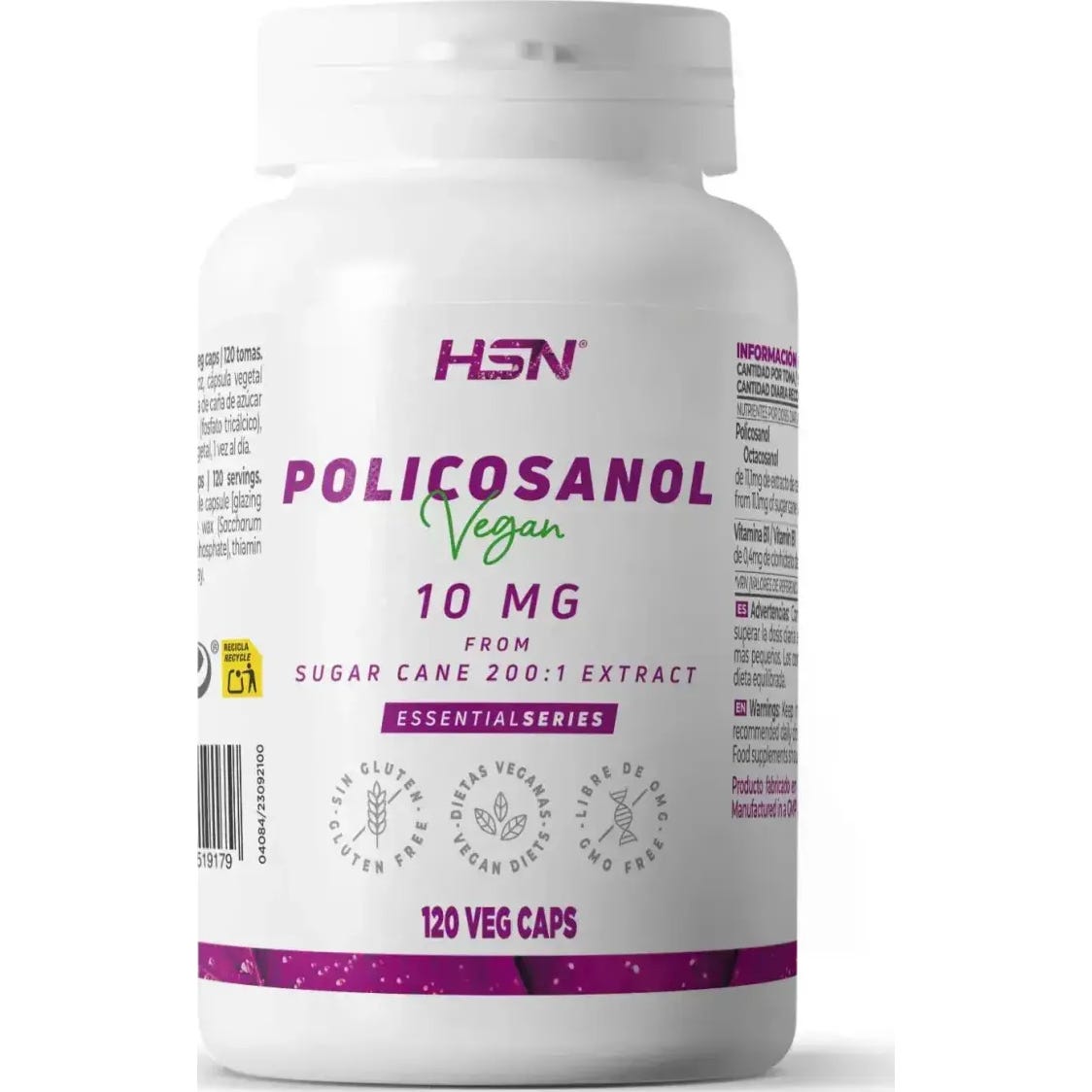 HSN Policosanol 10 mg 120 vcaps | Natural Doctor