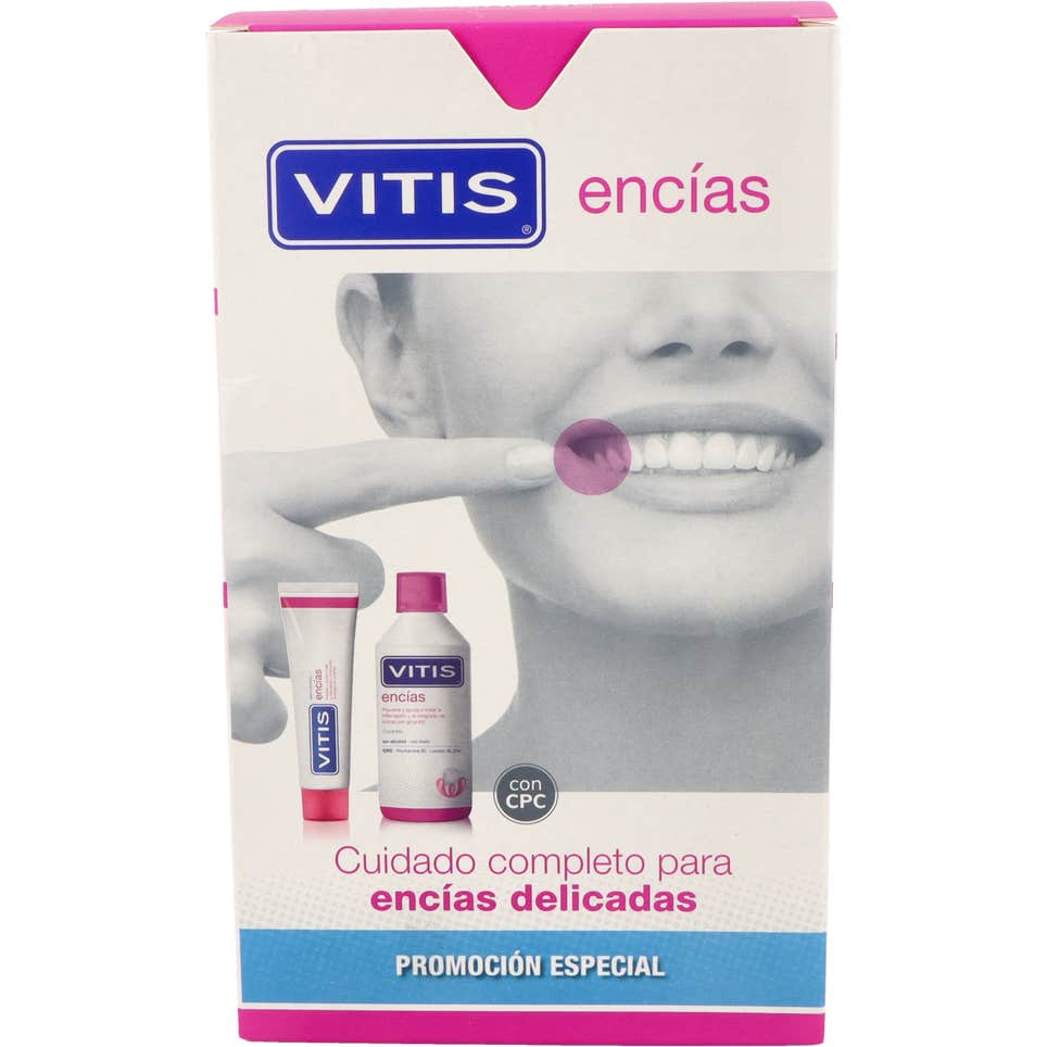 Vitis Encías Dentífrico 100ml + Colutorio 500ml