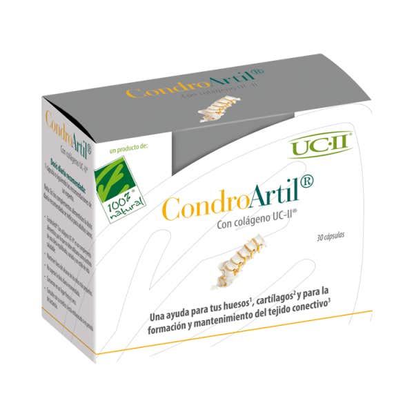 100% Natural CondroArtil con colágeno UC-II 30 cápsulas