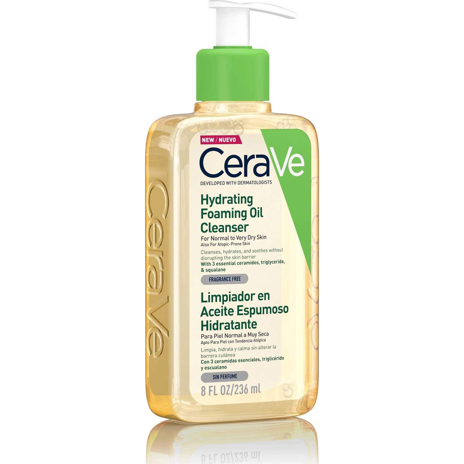 CeraVe Limpiador en Aceite Espumoso Hidratante 236ml