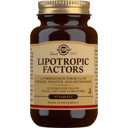 Solgar Factores Lipotrópicos 50 comp