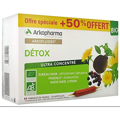 Arkopharma Arkofl Detox Bio 20+10 ampollas