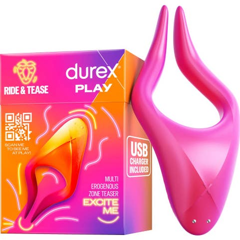 Durex Vibrador Ride & Tease Estimulador Multiuso