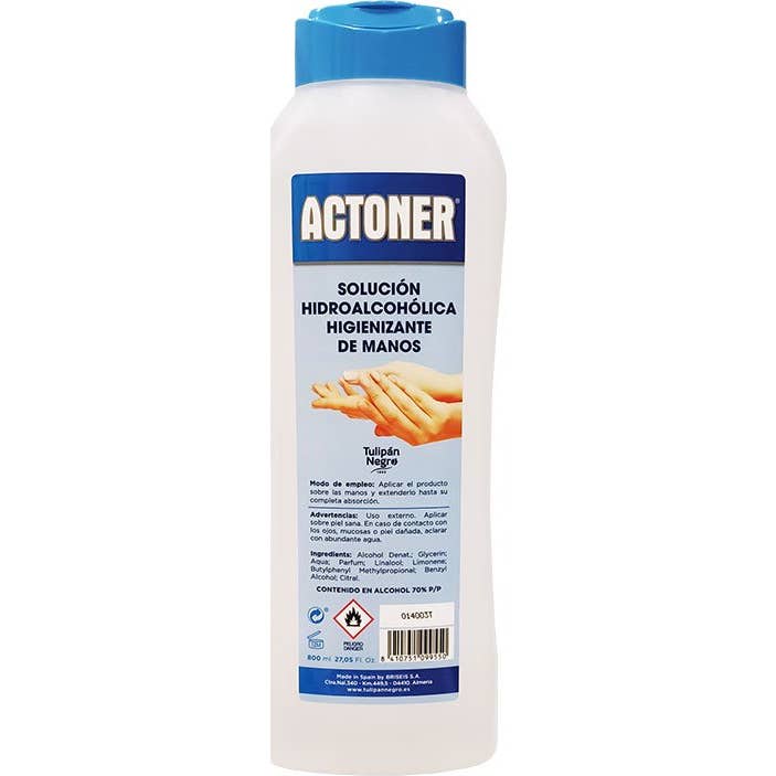 Actoner Hidroalcohólico Manos 800ml