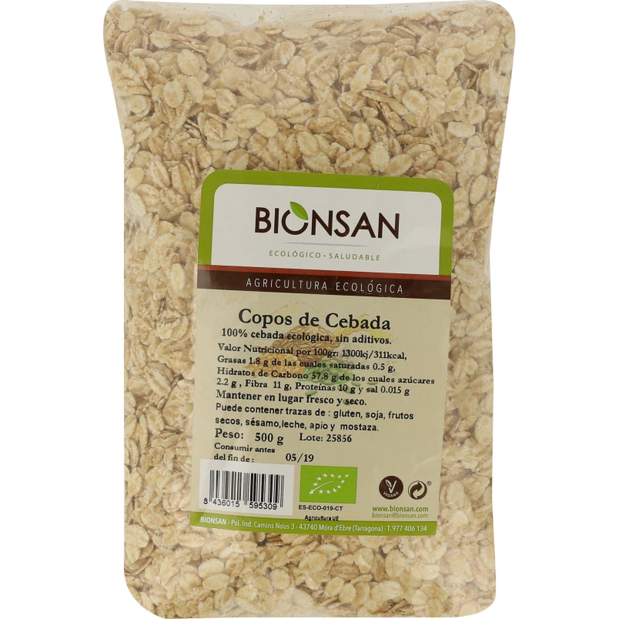 Bionsan Copos Cebada Eco 500g