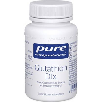Pure Encapsulations Glutath Dtx 60 caps