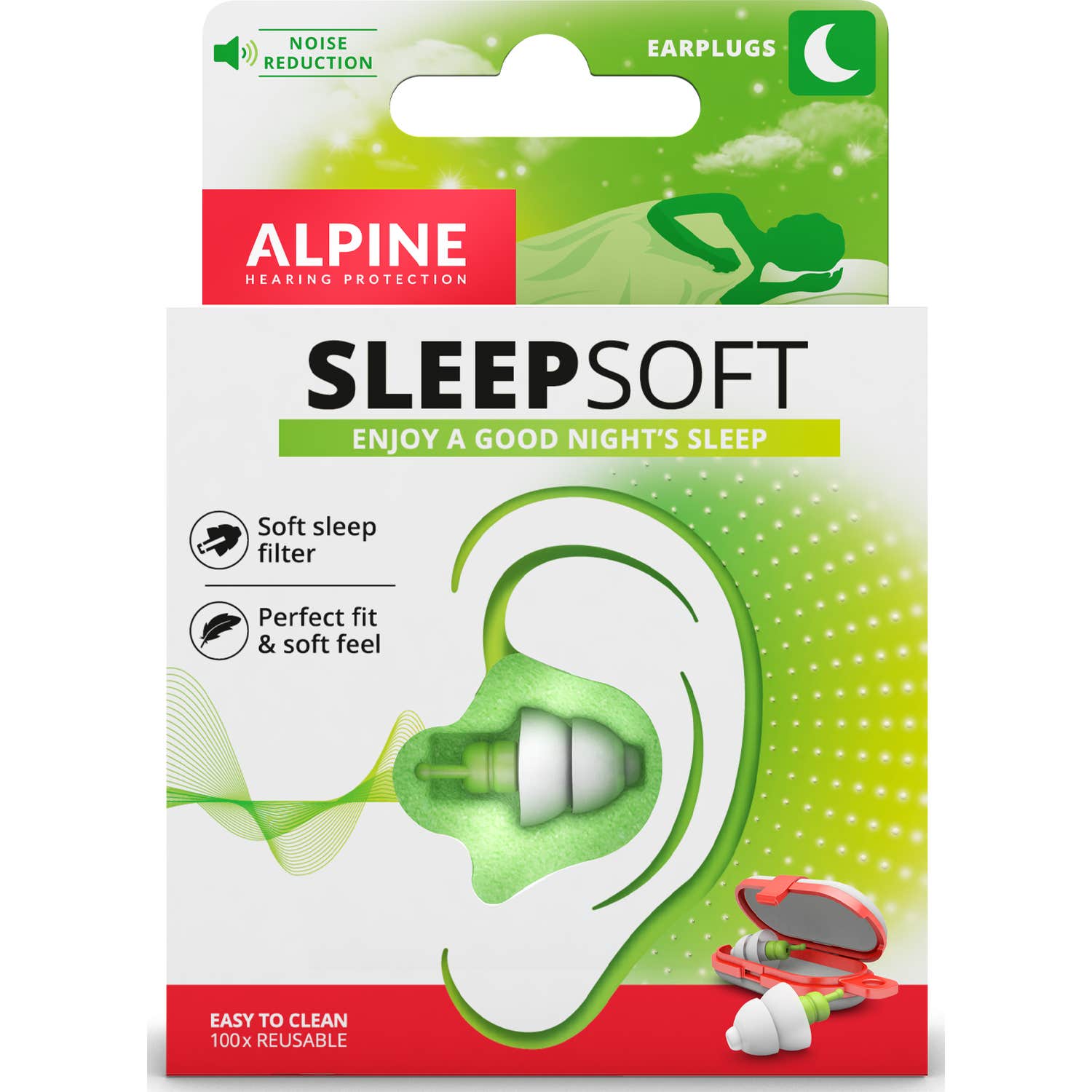 Alpine SleepSoft Tapones Para Los Oídos 2uds